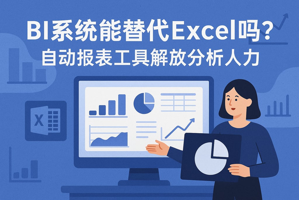 BI系统能替代Excel吗？自动报表工具解放分析人力"